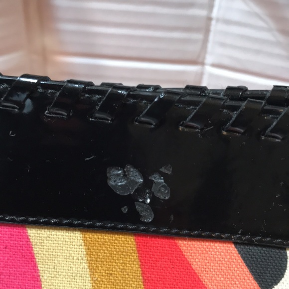 Elaine Turner cloth and PU trim bag - Picture 8 of 8